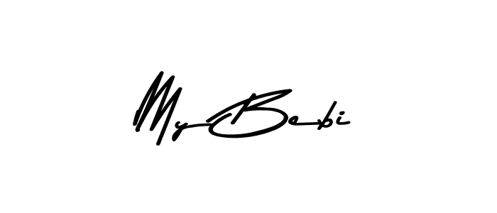 Here are the top 10 professional signature styles for the name My Bebi. These are the best autograph styles you can use for your name. My Bebi signature style 9 images and pictures png