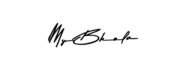 Make a beautiful signature design for name My Bhola. Use this online signature maker to create a handwritten signature for free. My Bhola signature style 9 images and pictures png
