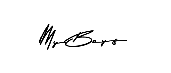 Make a beautiful signature design for name My Boys. Use this online signature maker to create a handwritten signature for free. My Boys signature style 9 images and pictures png