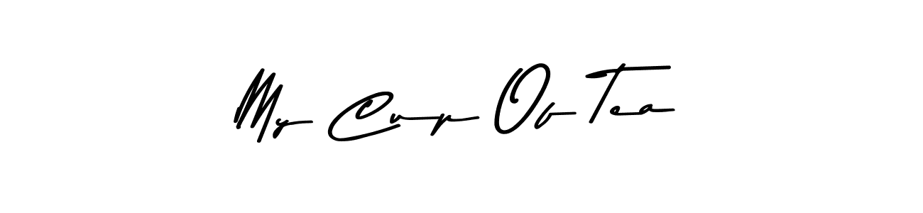 How to make My Cup Of Tea name signature. Use Asem Kandis PERSONAL USE style for creating short signs online. This is the latest handwritten sign. My Cup Of Tea signature style 9 images and pictures png