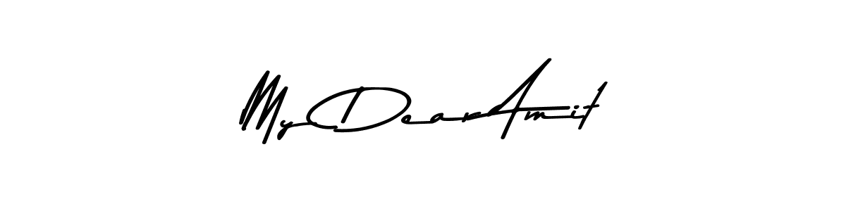 How to make My Dear Amit signature? Asem Kandis PERSONAL USE is a professional autograph style. Create handwritten signature for My Dear Amit name. My Dear Amit signature style 9 images and pictures png