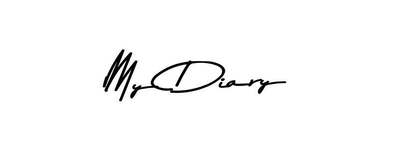 Similarly Asem Kandis PERSONAL USE is the best handwritten signature design. Signature creator online .You can use it as an online autograph creator for name My Diary. My Diary signature style 9 images and pictures png