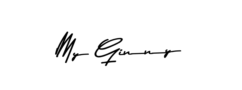 Make a beautiful signature design for name My Ginny. With this signature (Asem Kandis PERSONAL USE) style, you can create a handwritten signature for free. My Ginny signature style 9 images and pictures png
