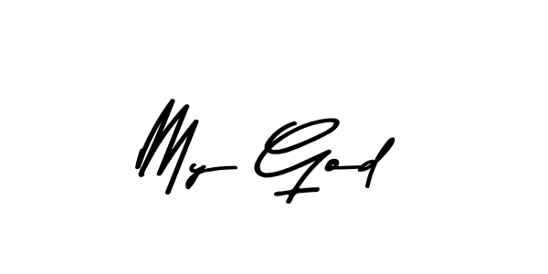 Similarly Asem Kandis PERSONAL USE is the best handwritten signature design. Signature creator online .You can use it as an online autograph creator for name My God. My God signature style 9 images and pictures png