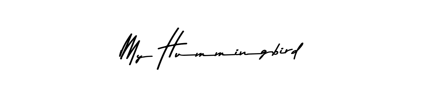 The best way (Asem Kandis PERSONAL USE) to make a short signature is to pick only two or three words in your name. The name My Hummingbird include a total of six letters. For converting this name. My Hummingbird signature style 9 images and pictures png