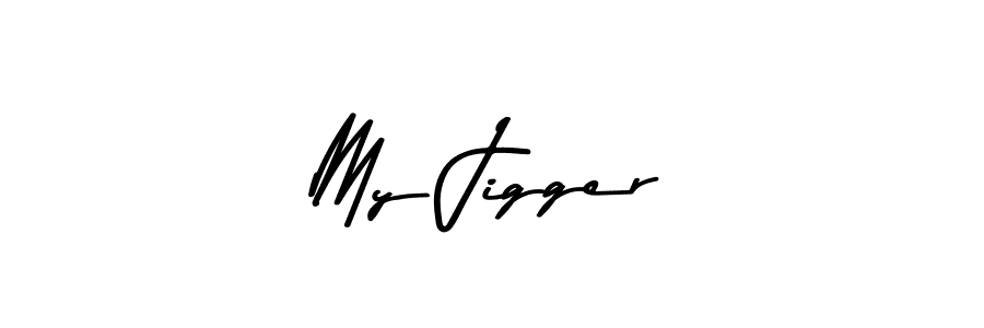 Similarly Asem Kandis PERSONAL USE is the best handwritten signature design. Signature creator online .You can use it as an online autograph creator for name My Jigger. My Jigger signature style 9 images and pictures png
