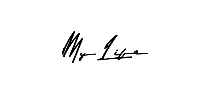 How to make My Life signature? Asem Kandis PERSONAL USE is a professional autograph style. Create handwritten signature for My Life name. My Life signature style 9 images and pictures png