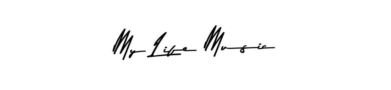 This is the best signature style for the My Life Music name. Also you like these signature font (Asem Kandis PERSONAL USE). Mix name signature. My Life Music signature style 9 images and pictures png
