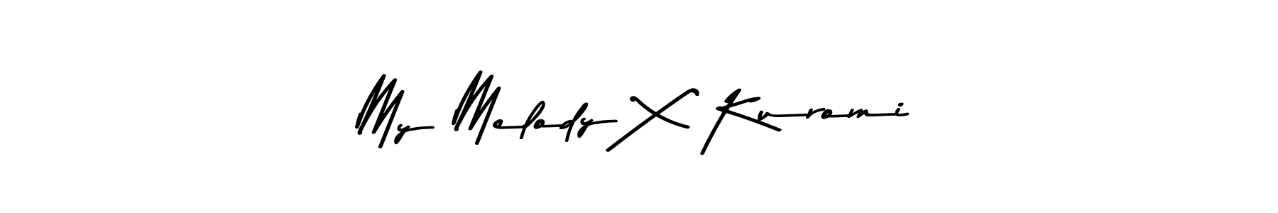 Here are the top 10 professional signature styles for the name My Melody X Kuromi. These are the best autograph styles you can use for your name. My Melody X Kuromi signature style 9 images and pictures png