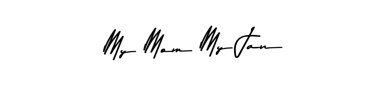 Best and Professional Signature Style for My Mom My Jan. Asem Kandis PERSONAL USE Best Signature Style Collection. My Mom My Jan signature style 9 images and pictures png
