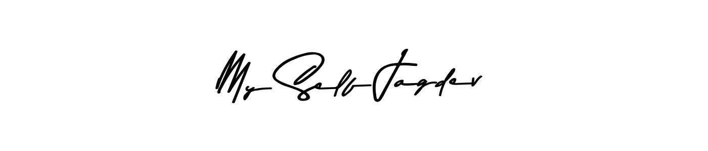 How to make My Self Jagdev signature? Asem Kandis PERSONAL USE is a professional autograph style. Create handwritten signature for My Self Jagdev name. My Self Jagdev signature style 9 images and pictures png