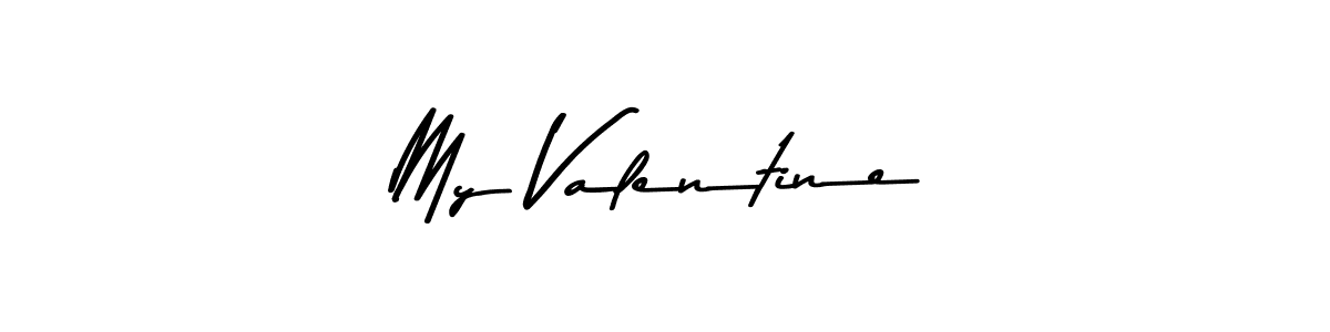 My Valentine stylish signature style. Best Handwritten Sign (Asem Kandis PERSONAL USE) for my name. Handwritten Signature Collection Ideas for my name My Valentine. My Valentine signature style 9 images and pictures png