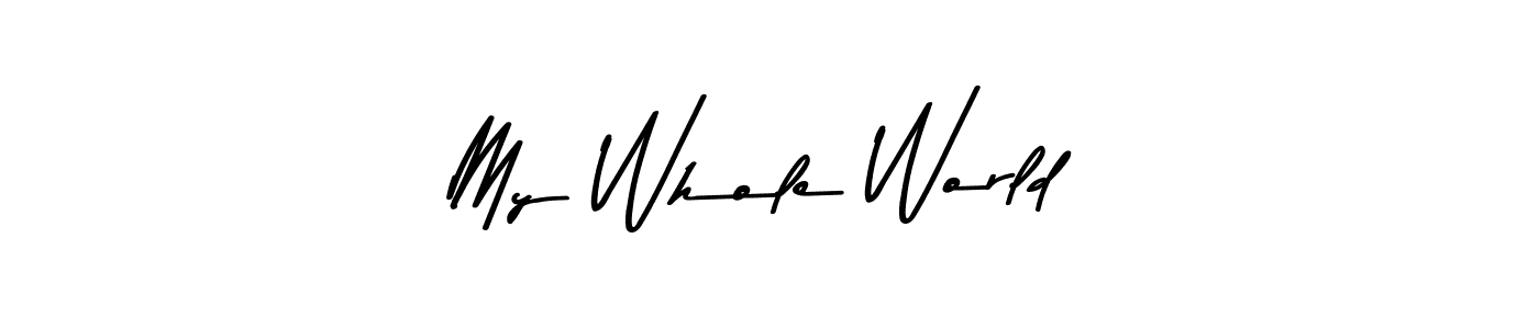 This is the best signature style for the My Whole World name. Also you like these signature font (Asem Kandis PERSONAL USE). Mix name signature. My Whole World signature style 9 images and pictures png