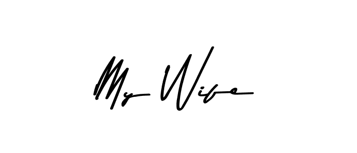 Best and Professional Signature Style for My Wife. Asem Kandis PERSONAL USE Best Signature Style Collection. My Wife signature style 9 images and pictures png