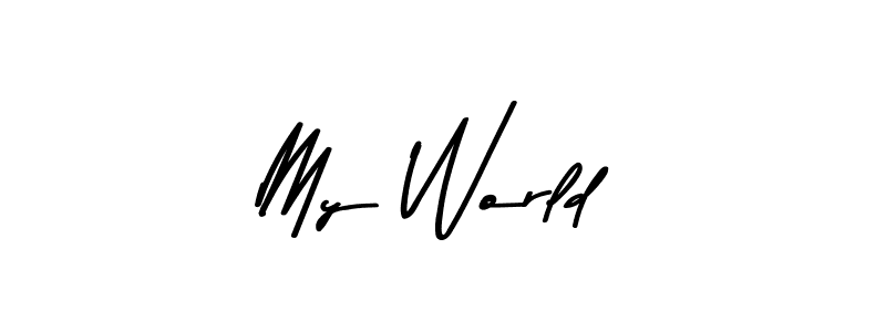 Check out images of Autograph of My World name. Actor My World Signature Style. Asem Kandis PERSONAL USE is a professional sign style online. My World signature style 9 images and pictures png