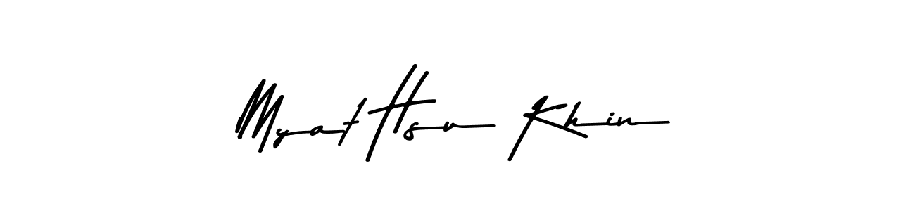 Myat Hsu Khin stylish signature style. Best Handwritten Sign (Asem Kandis PERSONAL USE) for my name. Handwritten Signature Collection Ideas for my name Myat Hsu Khin. Myat Hsu Khin signature style 9 images and pictures png