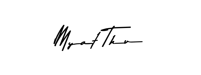 Make a beautiful signature design for name Myat Thu. Use this online signature maker to create a handwritten signature for free. Myat Thu signature style 9 images and pictures png