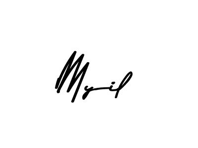 Design your own signature with our free online signature maker. With this signature software, you can create a handwritten (Asem Kandis PERSONAL USE) signature for name Myil. Myil signature style 9 images and pictures png