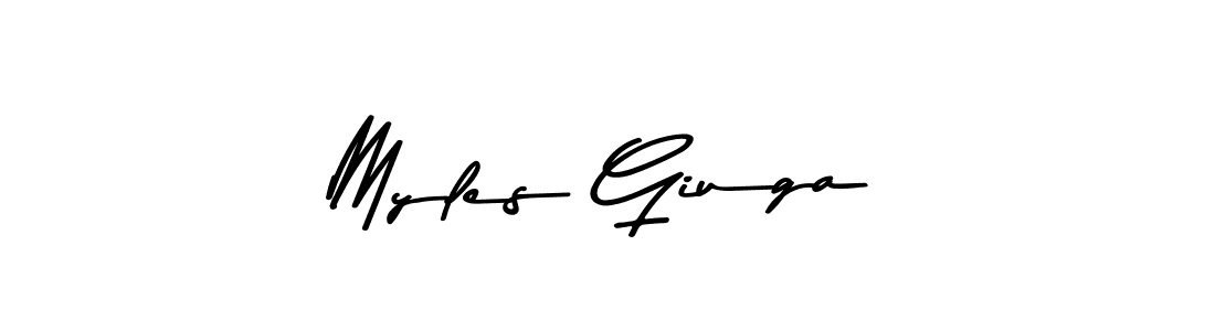 You can use this online signature creator to create a handwritten signature for the name Myles Giuga. This is the best online autograph maker. Myles Giuga signature style 9 images and pictures png