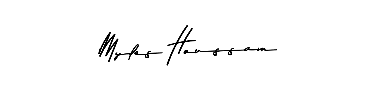 Also You can easily find your signature by using the search form. We will create Myles Houssam name handwritten signature images for you free of cost using Asem Kandis PERSONAL USE sign style. Myles Houssam signature style 9 images and pictures png