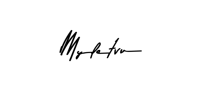 Make a beautiful signature design for name Myletvu. With this signature (Asem Kandis PERSONAL USE) style, you can create a handwritten signature for free. Myletvu signature style 9 images and pictures png