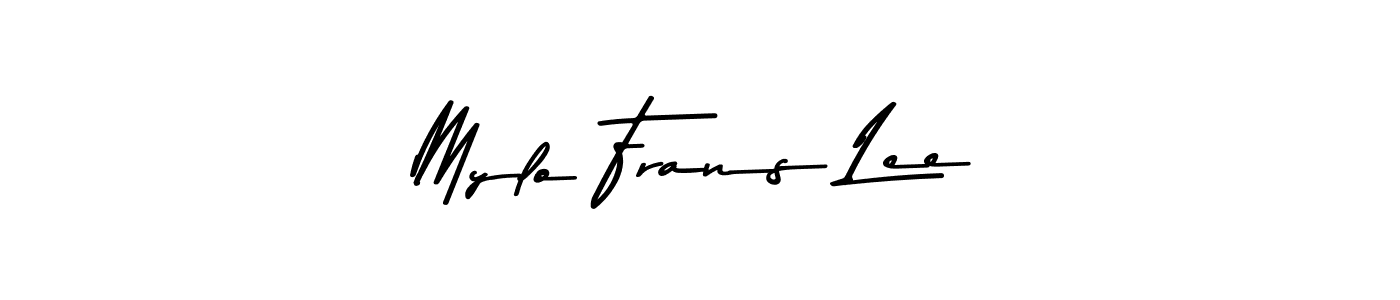 Also You can easily find your signature by using the search form. We will create Mylo Frans Lee name handwritten signature images for you free of cost using Asem Kandis PERSONAL USE sign style. Mylo Frans Lee signature style 9 images and pictures png