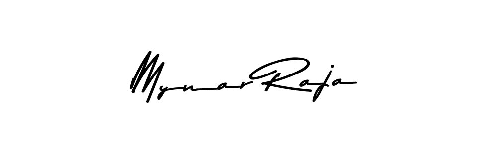 Design your own signature with our free online signature maker. With this signature software, you can create a handwritten (Asem Kandis PERSONAL USE) signature for name Mynar Raja. Mynar Raja signature style 9 images and pictures png