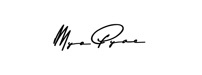 How to make Myo Pyae signature? Asem Kandis PERSONAL USE is a professional autograph style. Create handwritten signature for Myo Pyae name. Myo Pyae signature style 9 images and pictures png