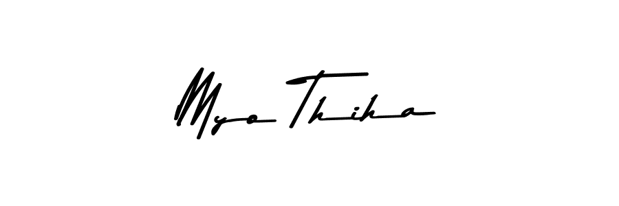 This is the best signature style for the Myo Thiha name. Also you like these signature font (Asem Kandis PERSONAL USE). Mix name signature. Myo Thiha signature style 9 images and pictures png