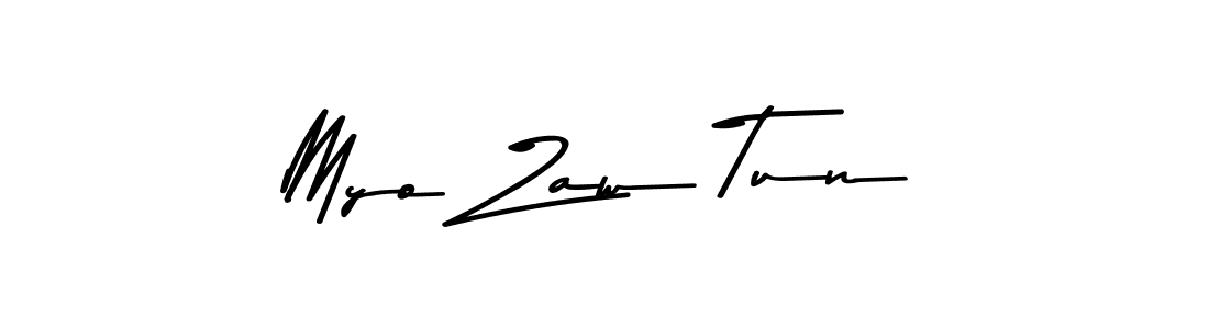 Make a beautiful signature design for name Myo Zaw Tun. With this signature (Asem Kandis PERSONAL USE) style, you can create a handwritten signature for free. Myo Zaw Tun signature style 9 images and pictures png