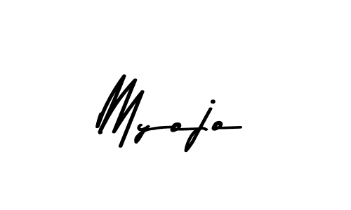 How to make Myojo signature? Asem Kandis PERSONAL USE is a professional autograph style. Create handwritten signature for Myojo name. Myojo signature style 9 images and pictures png