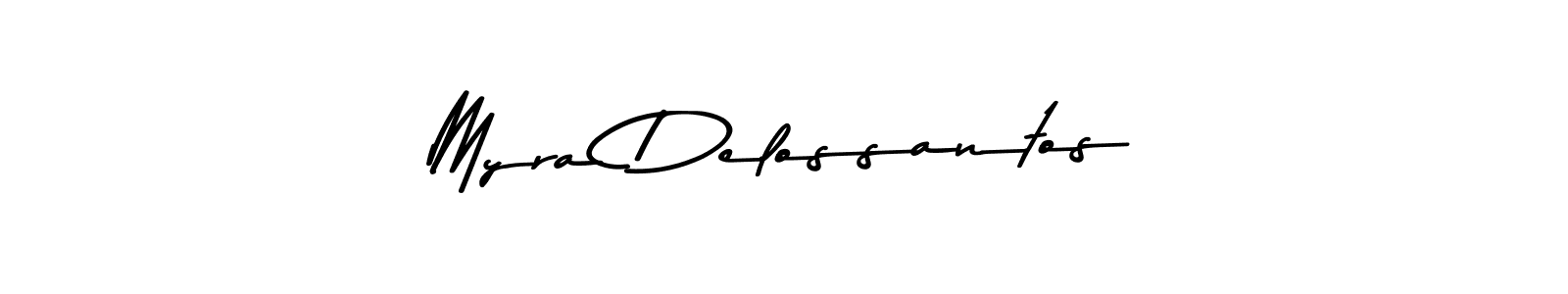 Design your own signature with our free online signature maker. With this signature software, you can create a handwritten (Asem Kandis PERSONAL USE) signature for name Myra Delossantos. Myra Delossantos signature style 9 images and pictures png