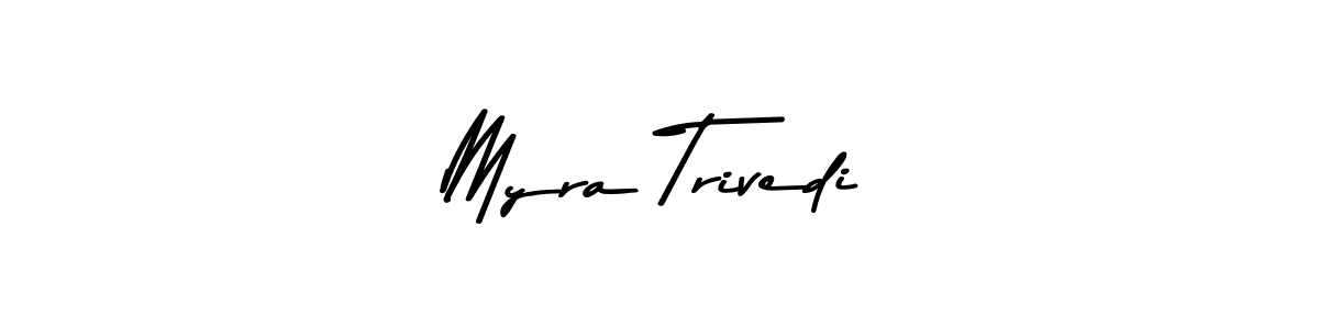 Also You can easily find your signature by using the search form. We will create Myra Trivedi name handwritten signature images for you free of cost using Asem Kandis PERSONAL USE sign style. Myra Trivedi signature style 9 images and pictures png