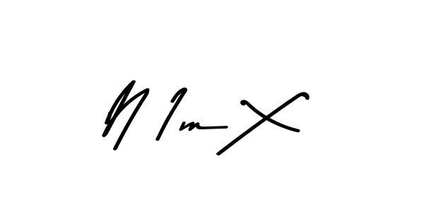 How to make N 1m X name signature. Use Asem Kandis PERSONAL USE style for creating short signs online. This is the latest handwritten sign. N 1m X signature style 9 images and pictures png