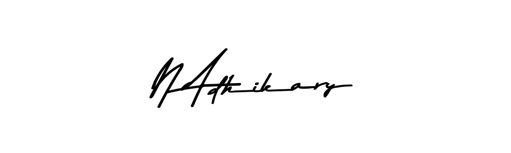 Make a beautiful signature design for name N Adhikary. Use this online signature maker to create a handwritten signature for free. N Adhikary signature style 9 images and pictures png