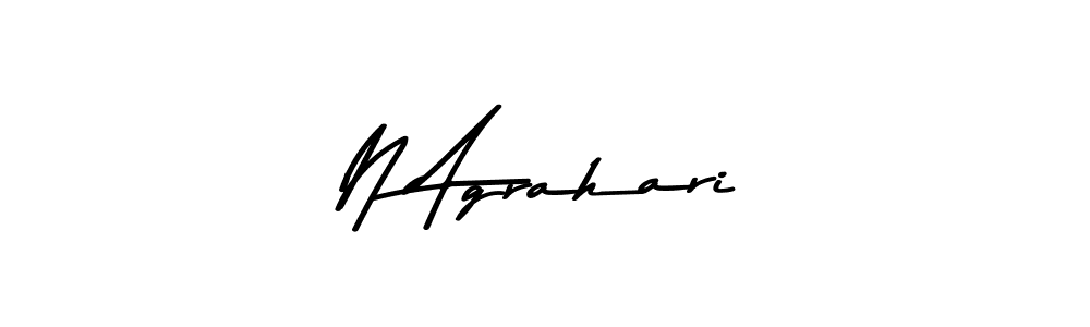 N Agrahari stylish signature style. Best Handwritten Sign (Asem Kandis PERSONAL USE) for my name. Handwritten Signature Collection Ideas for my name N Agrahari. N Agrahari signature style 9 images and pictures png