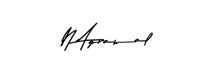 You should practise on your own different ways (Asem Kandis PERSONAL USE) to write your name (N Agrawal) in signature. don't let someone else do it for you. N Agrawal signature style 9 images and pictures png