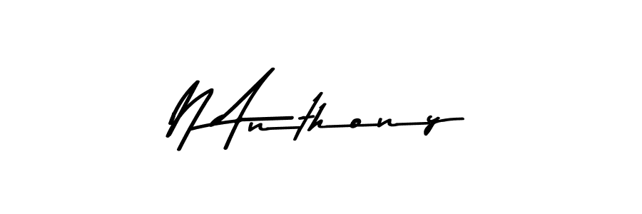 Make a beautiful signature design for name N Anthony. Use this online signature maker to create a handwritten signature for free. N Anthony signature style 9 images and pictures png