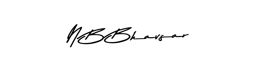 Make a beautiful signature design for name N B Bhavsar. Use this online signature maker to create a handwritten signature for free. N B Bhavsar signature style 9 images and pictures png
