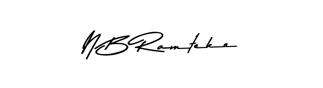 You can use this online signature creator to create a handwritten signature for the name N B Ramteke. This is the best online autograph maker. N B Ramteke signature style 9 images and pictures png