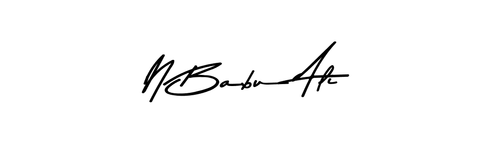 Here are the top 10 professional signature styles for the name N Babu Ali. These are the best autograph styles you can use for your name. N Babu Ali signature style 9 images and pictures png
