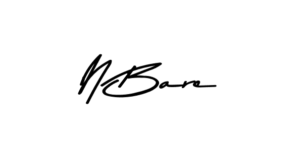 How to make N Bare name signature. Use Asem Kandis PERSONAL USE style for creating short signs online. This is the latest handwritten sign. N Bare signature style 9 images and pictures png