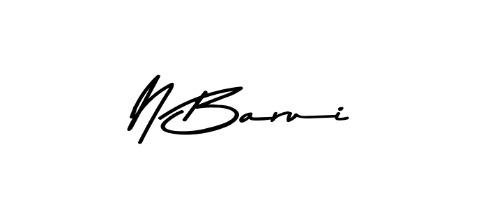 How to Draw N Barui signature style? Asem Kandis PERSONAL USE is a latest design signature styles for name N Barui. N Barui signature style 9 images and pictures png