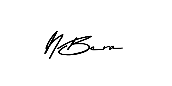 Make a beautiful signature design for name N Bera. With this signature (Asem Kandis PERSONAL USE) style, you can create a handwritten signature for free. N Bera signature style 9 images and pictures png