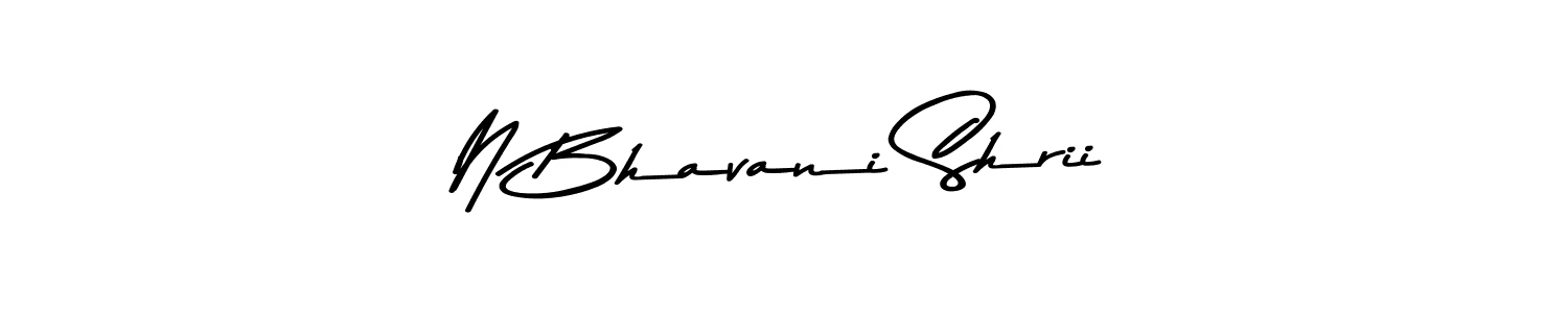 The best way (Asem Kandis PERSONAL USE) to make a short signature is to pick only two or three words in your name. The name N Bhavani Shrii include a total of six letters. For converting this name. N Bhavani Shrii signature style 9 images and pictures png