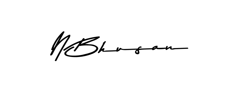 Best and Professional Signature Style for N Bhusan. Asem Kandis PERSONAL USE Best Signature Style Collection. N Bhusan signature style 9 images and pictures png