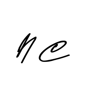 How to make N C signature? Asem Kandis PERSONAL USE is a professional autograph style. Create handwritten signature for N C name. N C signature style 9 images and pictures png