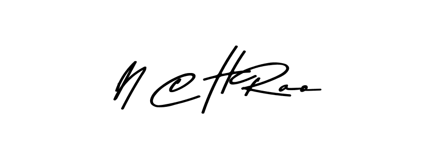 The best way (Asem Kandis PERSONAL USE) to make a short signature is to pick only two or three words in your name. The name N C H Rao include a total of six letters. For converting this name. N C H Rao signature style 9 images and pictures png