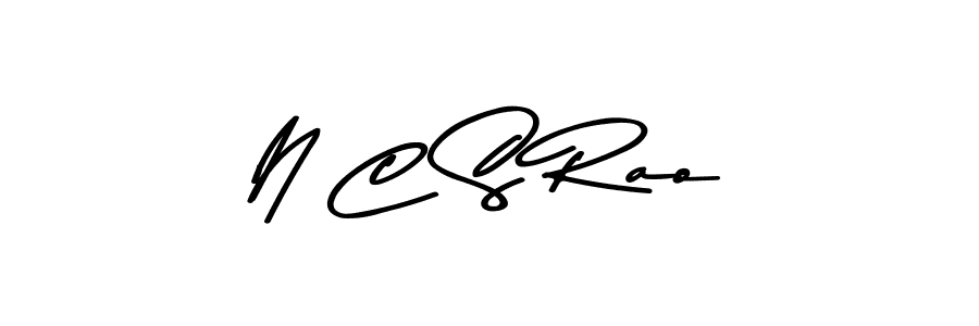 The best way (Asem Kandis PERSONAL USE) to make a short signature is to pick only two or three words in your name. The name N C S Rao include a total of six letters. For converting this name. N C S Rao signature style 9 images and pictures png