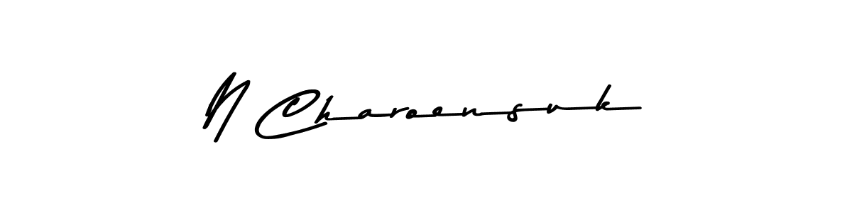 Once you've used our free online signature maker to create your best signature Asem Kandis PERSONAL USE style, it's time to enjoy all of the benefits that N Charoensuk name signing documents. N Charoensuk signature style 9 images and pictures png